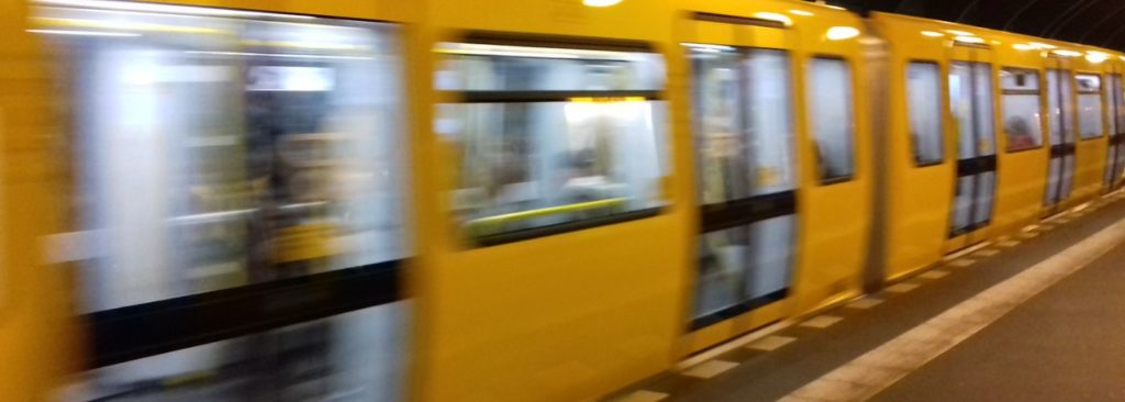 The Berlin underground called U-Bahn