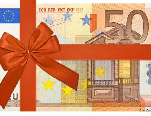 Anhebung der Freigrenze für Geschenke von 35 € auf 50 € zum 1. Januar 2024