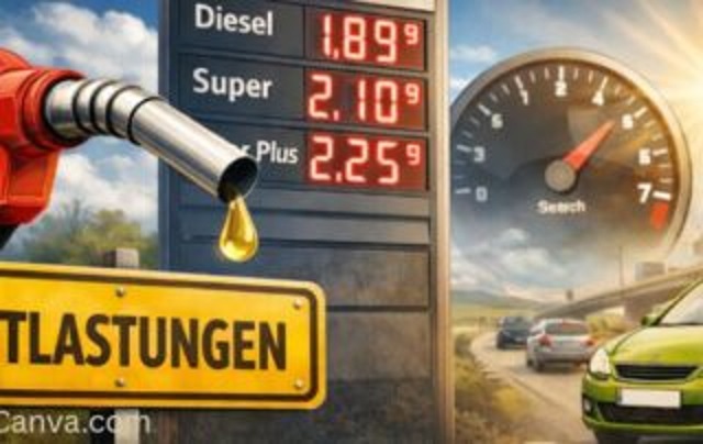 Entlastungen für hohe Kraftstoffpreise