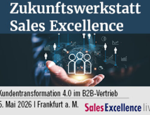 Save the Date: 7. Zukunftswerkstatt Sales Excellence zum Thema Kundentransformation 4.0 im B2B-Vertrieb am 5. Mai 2026 in Frankfurt am Main